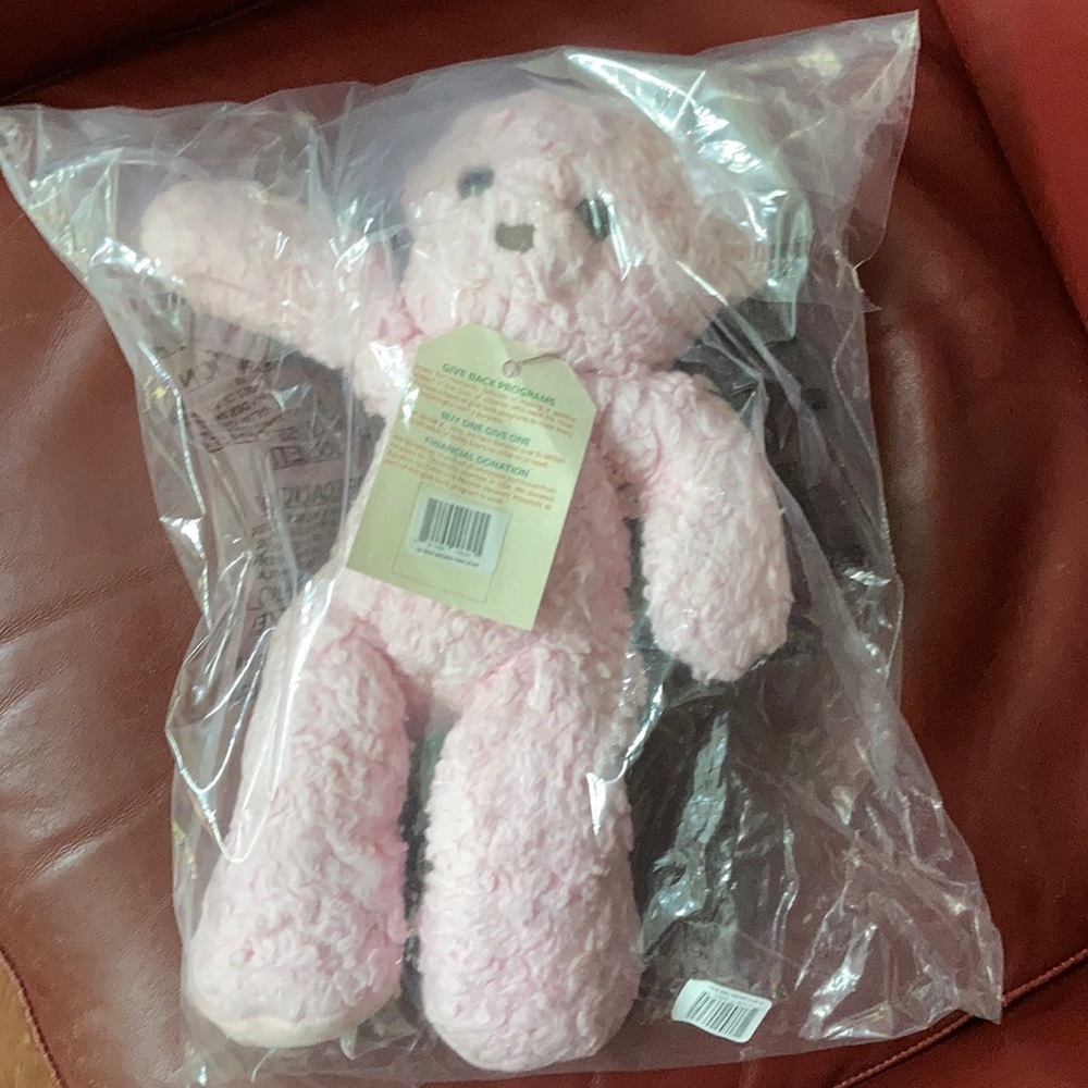 Bears For Humanity 16” Sherpa Pink Bear - Picture 4 of 7